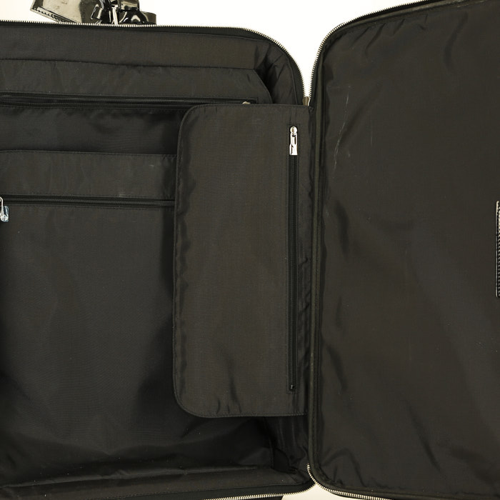 Valise Louis Vuitton  Pegase en cuir épi verni noir - Detail D2