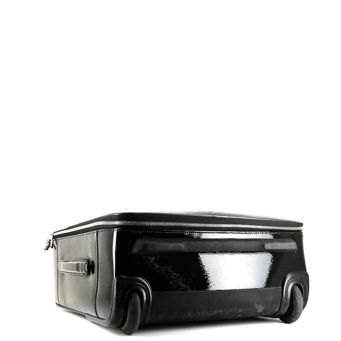 Louis Vuitton  Pegase suitcase  in black patent epi leather - Detail D4