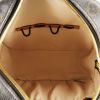 Louis Vuitton  Spontini  handbag  in brown monogram canvas  and natural leather - Detail D3 thumbnail