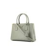 Prada  Galleria medium model  handbag  in grey leather saffiano - 00pp thumbnail