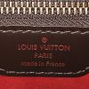 Bolso de mano Louis Vuitton  Bergamo en lona a cuadros ébano y cuero marrón - Detail D4 thumbnail