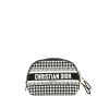 Dior   pouch  in black and white bicolor  canvas - 360 thumbnail