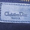 Bolso de mano Dior  Saddle en lona Monogram Oblique azul y cuero azul - Detail D3 thumbnail