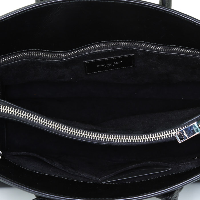 Bolso de mano Saint Laurent  Sac de jour en cuero negro - Detail D3