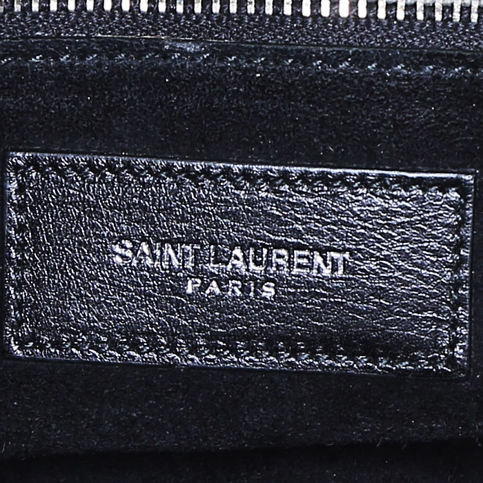 Bolso de mano Saint Laurent  Sac de jour en cuero negro - Detail D4
