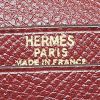 Billetera Hermès  Bearn en cuero epsom color frambuesa - Detail D3 thumbnail