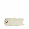 Chanel  Mini Timeless shoulder bag  in white quilted grained leather - Detail D4 thumbnail