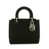 Dior  Lady D-Light handbag  in black canvas - 360 thumbnail