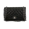 Bolso bandolera Chanel  Timeless Jumbo en cuero acolchado negro - 360 thumbnail