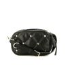 Valentino Garavani  Rockstud shoulder bag  in black leather - 360 thumbnail