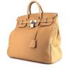 Hermès  Haut à Courroies - Travel Bag weekend bag  in Biscuit togo leather - 00pp thumbnail