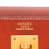 Borsa Hermès  Kelly 32 cm in pelle box rosso mattone - Detail D2 thumbnail