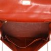 Hermès  Kelly 32 cm handbag  in brick red box leather - Detail D3 thumbnail