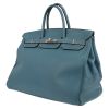 Bolso de mano Hermès  Birkin 40 cm en cuero swift azul - Detail D3 thumbnail