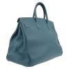 Hermès  Birkin 40 cm handbag  in blue jean Swift leather - Detail D6 thumbnail