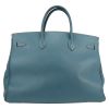 Bolso de mano Hermès  Birkin 40 cm en cuero swift azul - Detail D7 thumbnail