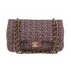 Chanel  Timeless Classic handbag  in multicolor canvas  and brown leather - 360 thumbnail