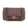 Chanel  Timeless Classic handbag  multicolor  canvas  and brown leather - 360 thumbnail