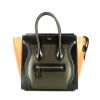 Celine  Luggage handbag  in black, brown and green leather - 360 thumbnail