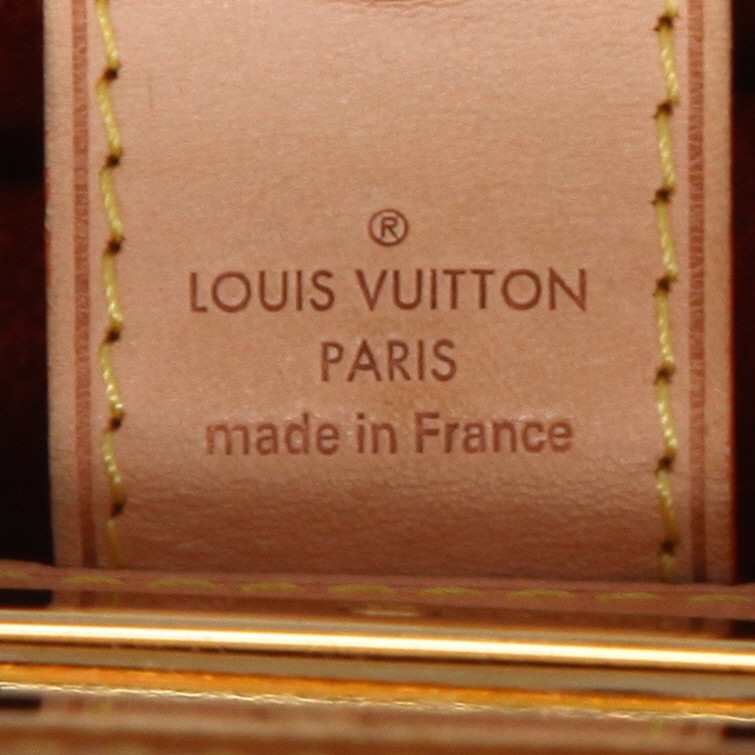 Borsa Louis Vuitton  Judy in tela monogram multicolore bianca e pelle naturale - Detail D9