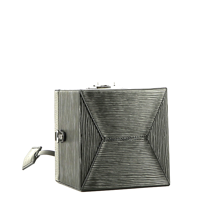 Borsa Louis Vuitton  Bleecker Box in pelle Epi nera - Detail D5