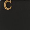 Dior  Pochette Saddle shoulder bag  in black leather - Detail D1 thumbnail