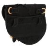 Dior  Pochette Saddle pouch  in black canvas - Detail D6 thumbnail