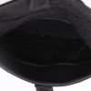 Dior  Pochette Saddle pouch  in black canvas - Detail D8 thumbnail