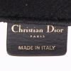 Bolsito de mano Dior  Pochette Saddle en lona negra - Detail D9 thumbnail