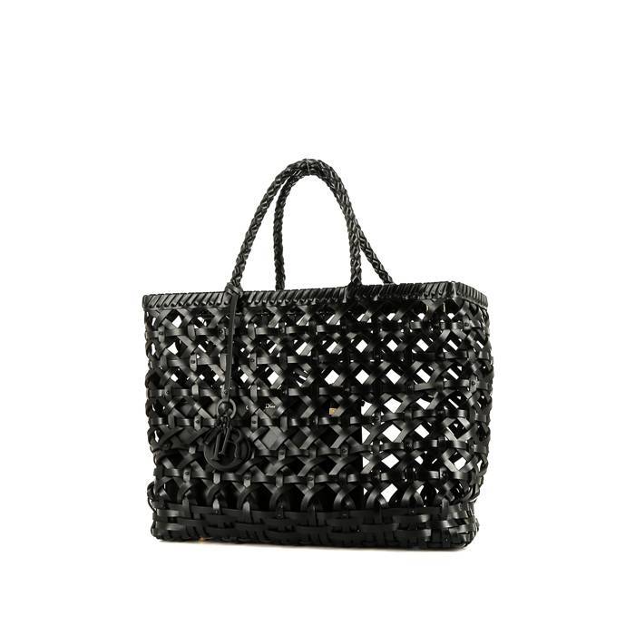 sac cabas dior lady dior edition limitée en cuir noir