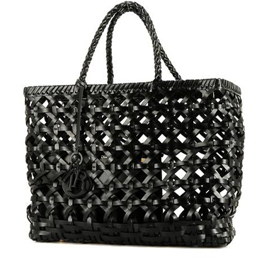 Bolso Cabás Dior  Lady Dior Edition Limitée en cuero negro