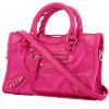 Balenciaga  City small  handbag  in pink leather - 00pp thumbnail