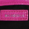 Balenciaga  City small  handbag  in pink leather - Detail D4 thumbnail