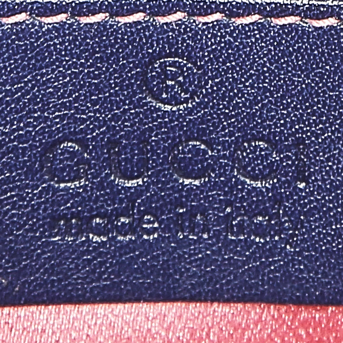 Gucci  GG Marmont shoulder bag  in blue velvet - Detail D4