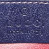 Gucci  GG Marmont shoulder bag  in blue velvet - Detail D4 thumbnail