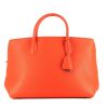 Dior  Open Bar shopping bag  in orange grained leather - 360 thumbnail