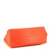 Dior  Open Bar shopping bag  in orange grained leather - Detail D4 thumbnail