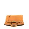 Hermès  Haut à Courroies handbag  in gold Fjord leather - 360 Front thumbnail