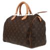 Louis Vuitton  Speedy 30 handbag  in brown monogram canvas  and natural leather - Detail D3 thumbnail