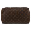 Bolso de mano Louis Vuitton  Speedy 30 en lona Monogram marrón y cuero natural - Detail D4 thumbnail