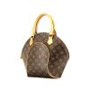 Louis Vuitton  Ellipse small model  handbag  in brown monogram canvas  and natural leather - 00pp thumbnail