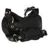 Balenciaga  Cagole shoulder bag  in black leather - Detail D6 thumbnail