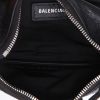 Balenciaga  Cagole shoulder bag  in black leather - Detail D8 thumbnail