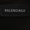 Balenciaga  Cagole shoulder bag  in black leather - Detail D9 thumbnail