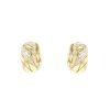 Vintage  earrings in yellow gold and diamonds - 00pp thumbnail