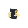 Cartier  ring in yellow gold, onyx and diamonds - 00pp thumbnail