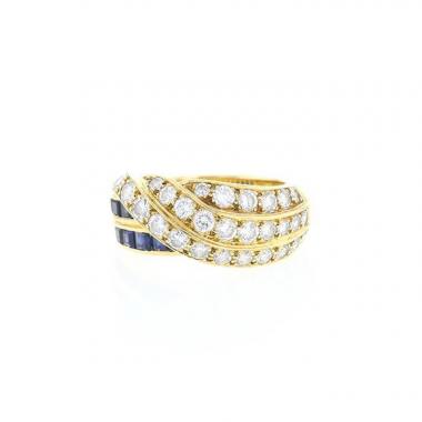 Louis Vuitton Color Blossom Ring, Yellow and White Gold, Cornelian and Diamonds Gold. Size 47