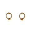 Half-flexible Vintage  earrings in yellow gold - 00pp thumbnail
