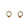Half-flexible Vintage  earrings in yellow gold - 360 thumbnail