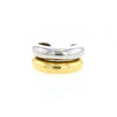 Anello Vintage  in oro bianco 14k e oro giallo 14k